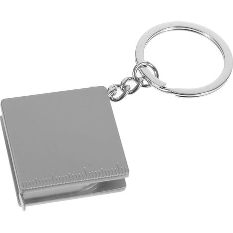 Mètre Ruban Rétractable avec Porte-clés avec Verrouillage Stable Carré Ruban à Mesurer Portable Métal 1 Mètre et Présent Pratique pour Usage Extérieur (1/5)