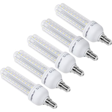 Lampadina Led E14 a tubo a U 12W Bianco freddo 6400K Aigostar (1/5)