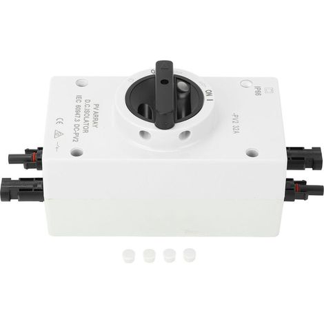 1000V Solarpanel-Trennschalter, IP66 wasserdicht, DC-Trennschalter für 32A Photovoltaik-Außenanlagen für Boote/Wohnmobile (1/5)