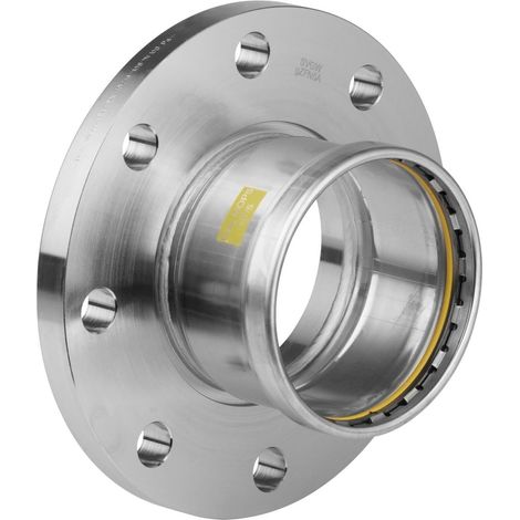 Viega Sanpress Inox G XL-Flanschübergang, DN 80, d 88,9mm, n 8 Stahl nichtrostend Modell 0259XL, 578541