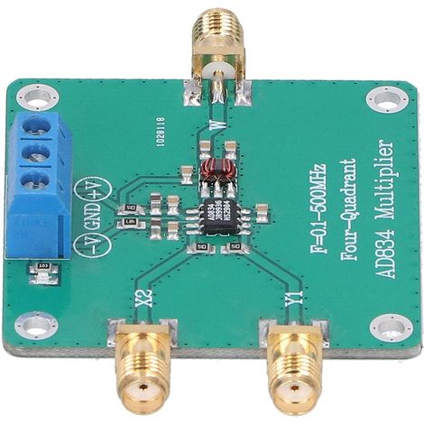 Modulo moltiplicatore a quattro quadranti AD834, miscelatore a radiofrequenza per l'elaborazione del segnale e la potenza di miscelatori e filtri.