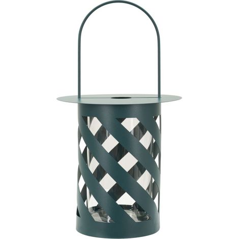 FAROL SATURNO VERDE AZULADO TWIST CM Ø 23X43 (1/5)