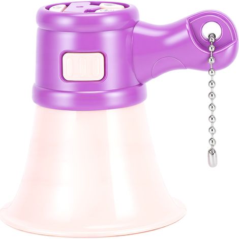 Mégaphone miniature ergonomique portable, violet (1/5)