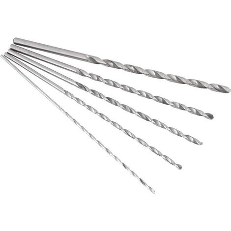 Kurzer Spiralbohrer mit geradem Schaft, extra langer 2–5 mm HSS-Bohrer, 2–5 mm Spiralbohrer mit geradem Schaft für Holz (1/5)
