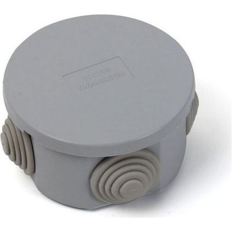 Boîtes de dérivation IP55 - Ø65x30mm - Gris (1/4)