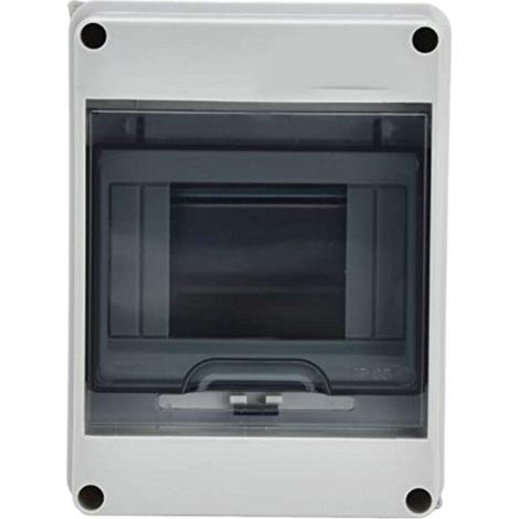 Coffret Electrique Etanche Exterieur IP65, 5 Modules, ABS de Surface en Plastique, Boite de Boitier Etanche Electrique Exterieur, Armoire de Contrôle, Coffret Modulaire Boitier de Jon (1/4)