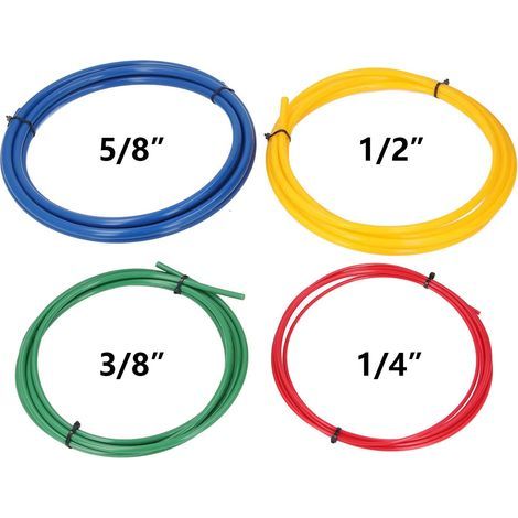 1 m Kupferrohrschutz für Klimaanlagen, mit integriertem Biegeband für 1/4", 1/2", 3/8" und 5/8" Kupferrohre, PE-Rohrbieger (1/4)