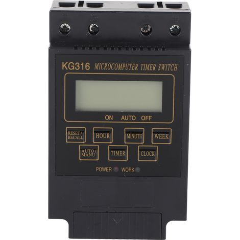 LCD Digital Timer Switch Microcomputer Control Programmable Time Relay (AC220V) (1/4)