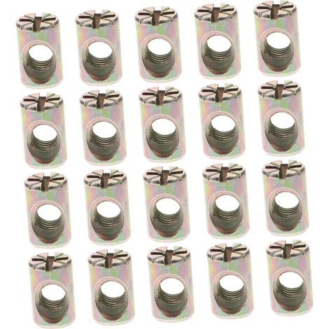 Kit de 20 écrous à fente M6 x 15 mm Holibanna pour la (1/5)