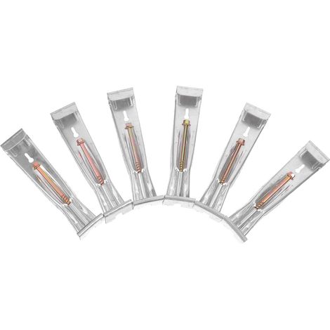 Regenrinnenhalterungen Kohlenstoffstahl 5 Zoll 6er Pack mit