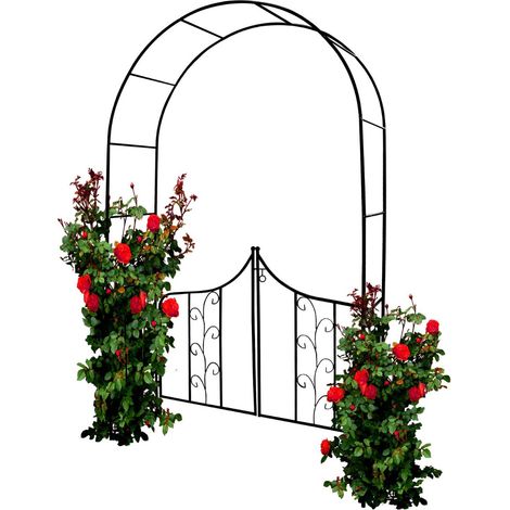 Gartenlinie - Metall-Rosenbogen - stabil - 138x40x240 cm