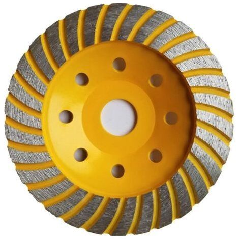 Diamantée de disque abrasif 115 x 22,2 mm, épaisseur 1,8 mm, pour le façonnage des surfaces de la pierre de ciment, du béton, du granit, de la pierre des carreaux de maçonnerie (1/4)