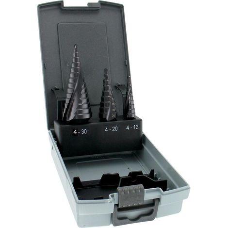 Coffret de 3 forets étagés HSS-E5 - TIVOLY