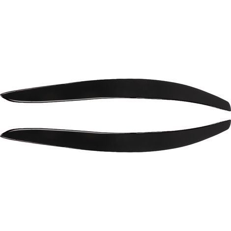 enjoliveurs de phares avant gauche et droit, noir brillant, pour BMW Série 3 Coupé E92 (2006-2012) (1/5)