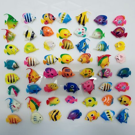 20 künstliche, schwimmende Fische (1/5)
