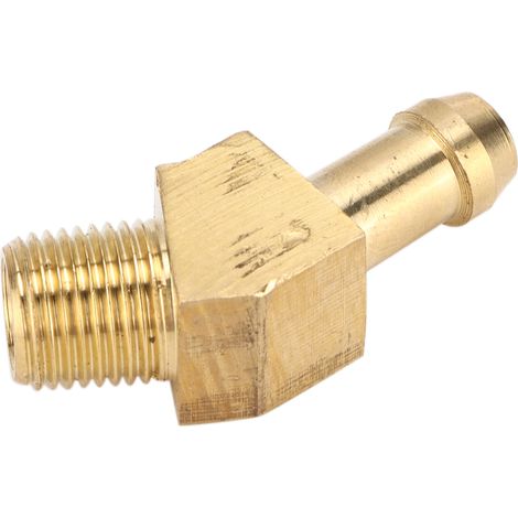 Raccord de tuyau de compresseur de turbocompresseur en laiton à 45°, résistant à l'usure, compatible avec filetage NPT 1/8". (1/5)