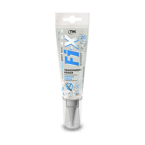 ADESIVO SIGILLANTE FI-X TRANSPARENT POWER- 125 ml Trasparente- TKK- pezzi 1