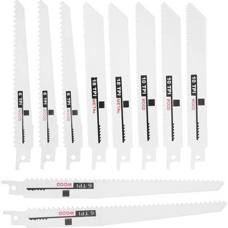 Scie alternative à 10 lames pour la coupe et le dégrossissage du bois – un accessoire multifonctionnel pour le travail du bois.