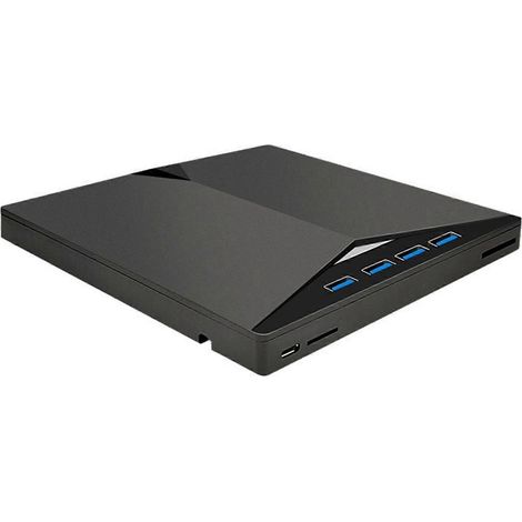 Graveur CD/DVD externe, fin et portable, pour ordinateur portable (1/4)