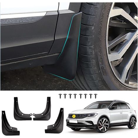 Compatible with RAV4 2019-2024 2025 Front and Rear Plastic Mudguards Mudguard Splash Guard 4pcs Car Accessory (1/5)