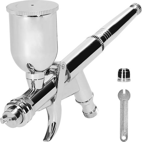 Kit aérographe T217 0,5 mm avec gobelets de peinture 15 CC pour modèle de voiture, peinture, maquillage, nail art, décoration de gâteaux (1/5)