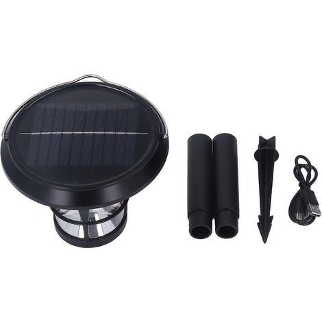 Runde Solar-Außenleuchte mit wasserdichtem ABS-Gehäuse, Bewegungsmelder, Solar-Flutlicht für den Garten