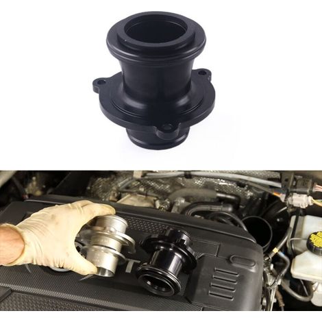 Silencieux de turbocompresseur pour moteurs Volkswagen et Audi EA888 de troisième génération. Ce silencieux réduit le bruit du turbocompresseur EA888 de troisième génération. (1/4)