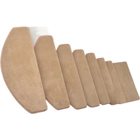1 alfombrilla para escaleras, tamaño regular, autoadhesiva, antideslizante, segura y silenciosa. (1/2)