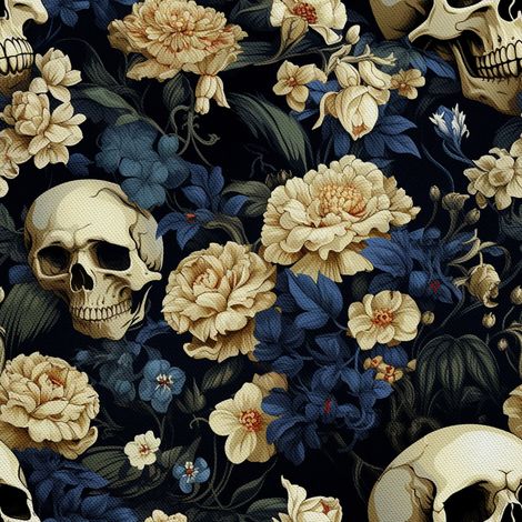 Tela decorativa para exteriores Oxford - Motivo de calavera I DX4141 (1/5)