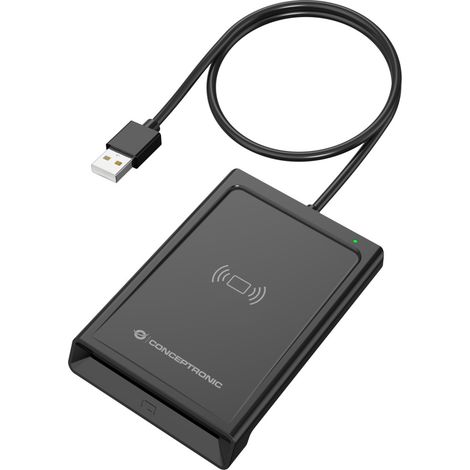Conceptronic BIAN11B lecteur de cartes à puce Intérieure USB USB 2.0 Noir