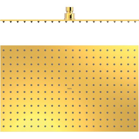 TRES 134315008OR COMPLEMENTOS DE DUCHA Rociador De Ducha Color Oro 24K - ref: 134315008OR