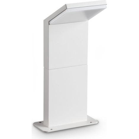 Ideal Lux Lampada da terra Style 1 luce LED integrato IP54 bianco alluminio