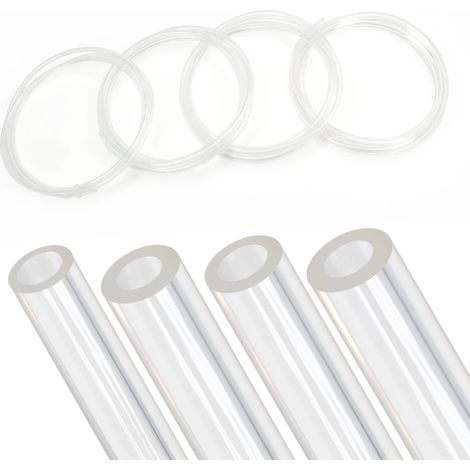 Tuyau d'essence en polyuréthane (diamètre intérieur transparent 3 mm x diamètre extérieur 6 mm - Chine continentale - 20 mètres) - Flexible et résistant à l'huile - pour pièces de moto et de voiture (1/5)