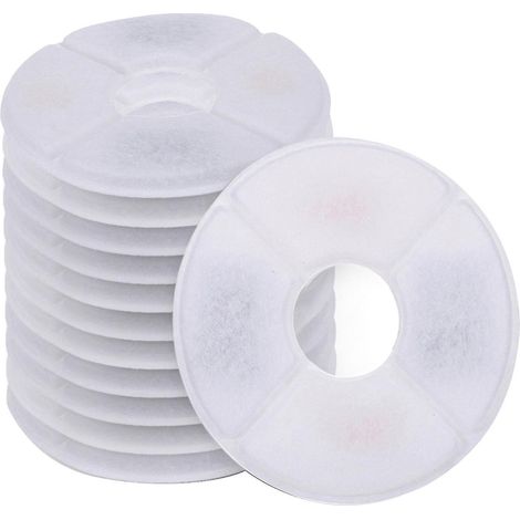 Lot de 12 filtres de rechange pour fontaine à eau pour chats