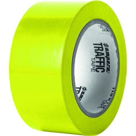 A.M.P.E.R.E. Traffic Tape Standard 0,15 mm Dicke 50mm x 33m Gelb (1/2)