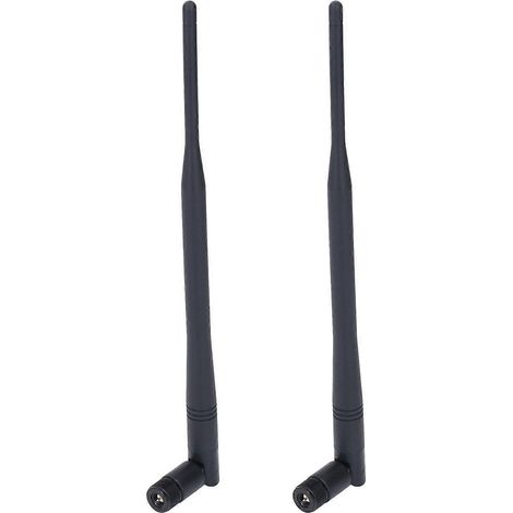 Antena plegable 4G de 2 piezas, 12 dBi, alta ganancia, conector SMA macho, omnidireccional para router.