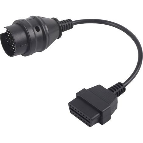 Câble adaptateur de diagnostic OBD2 38 broches vers OBD, remplacement résistant à l'usure pour Mercedes Benz (1/4)