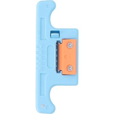 Couteau à dénuder optique 1.9-3.0mm, ouvre-câble longitudinal AUA-05, lame pour faisceau central, bleu, outil de précision pour fibre (1/5)