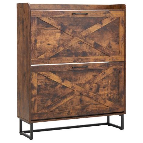 Meuble à chaussures avec 2 tiroirs rabattables armoire de (1/5)