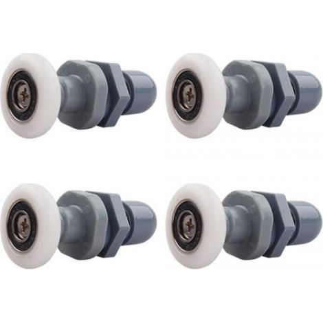 (19 mm) Duschkabinenrollen, 4-teiliges Messing-Rollenset für Schiebetüren aus Glas (Ersatzteil) (1/5)
