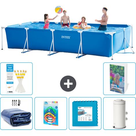 Rechteckiger Frame Pool - 450x220x84 cm - 7-teilig S55