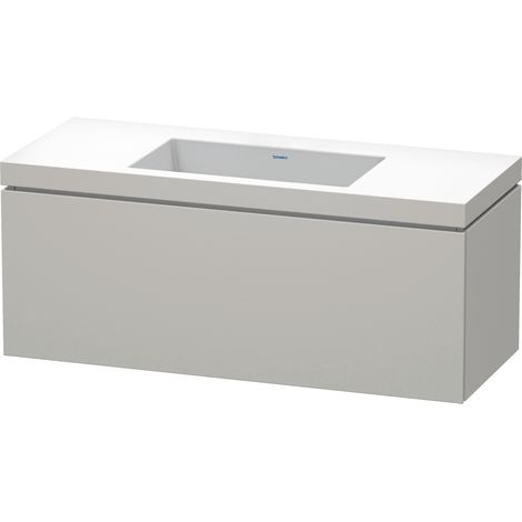 Duravit L-Cube conjunto encastrado suspendido, 1 extraíble, sin (1/2)