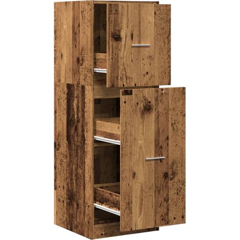 Maison Exclusive - Armadietto da Farmacia Legno Vecchio 40x41x118 cm in Truciolato