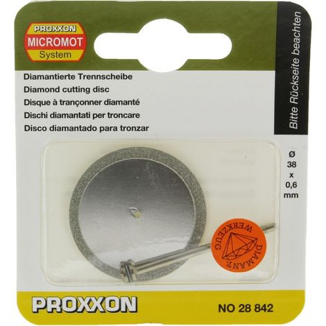 Proxxon Micromot 28 842 Disco diamantato Diametro 38 mm 1 pz.