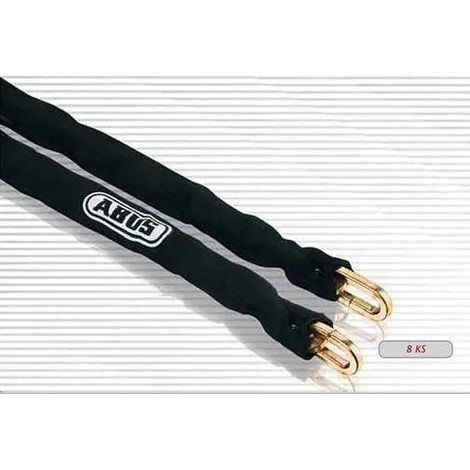 Abus 8KS85 Cadena Antirrobo Negra 85 cm Seguridad para Bicicletas