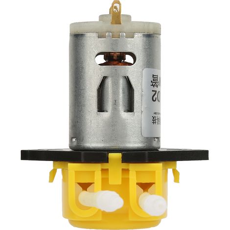 DC12V gelbe Mikro-Flüssigkeits-Peristaltikpumpe für Aquarien, Labore und Analysen 24mm (1/5)