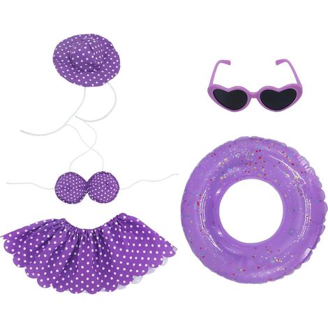 pour les Vorgarten Gans Hawaiianischer Bikini Mit Hut Und