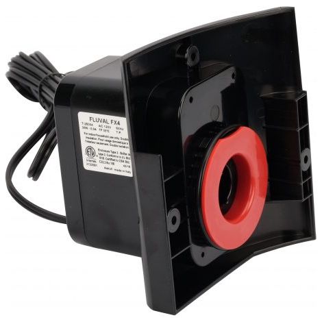 Fluval FX4 motor de filtración acuario plateado 30W