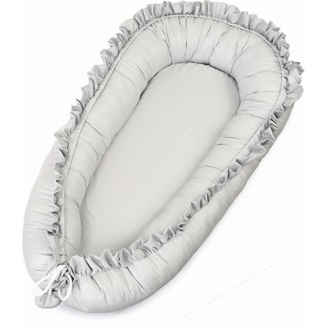 Capullo de bebé con volantes gris (1/2)