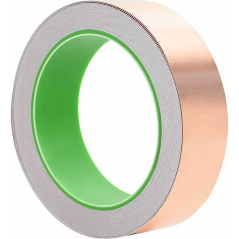 Ruban de cuivre adhésif - vidaXL - 30 mm - Rouge cuivré - Adhésif double face - Flexible - Résistant aux intempéries (1/5)